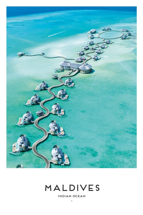 Maldives by Naomi Davies wall art