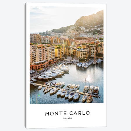 Monte Carlo Monaco Canvas Print #NMD48} by Naomi Davies Canvas Art Print