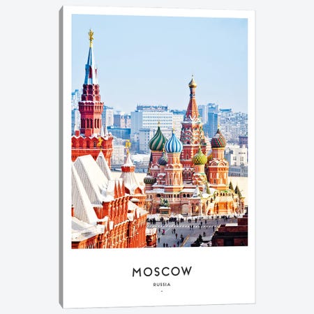 Moscow Canvas Print #NMD50} by Naomi Davies Canvas Wall Art