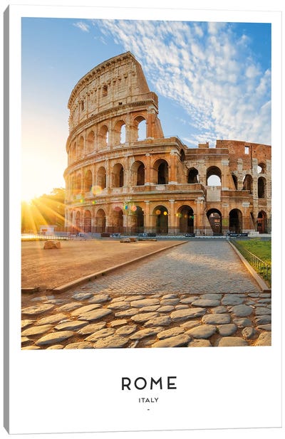 Rome Italy Canvas Art Print - The Seven Wonders of the World
