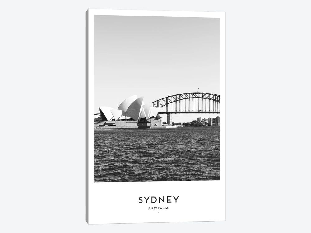 Sydney Australia Black And White by Naomi Davies 1-piece Art Print