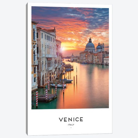 Venice Italy Canvas Print #NMD77} by Naomi Davies Canvas Print
