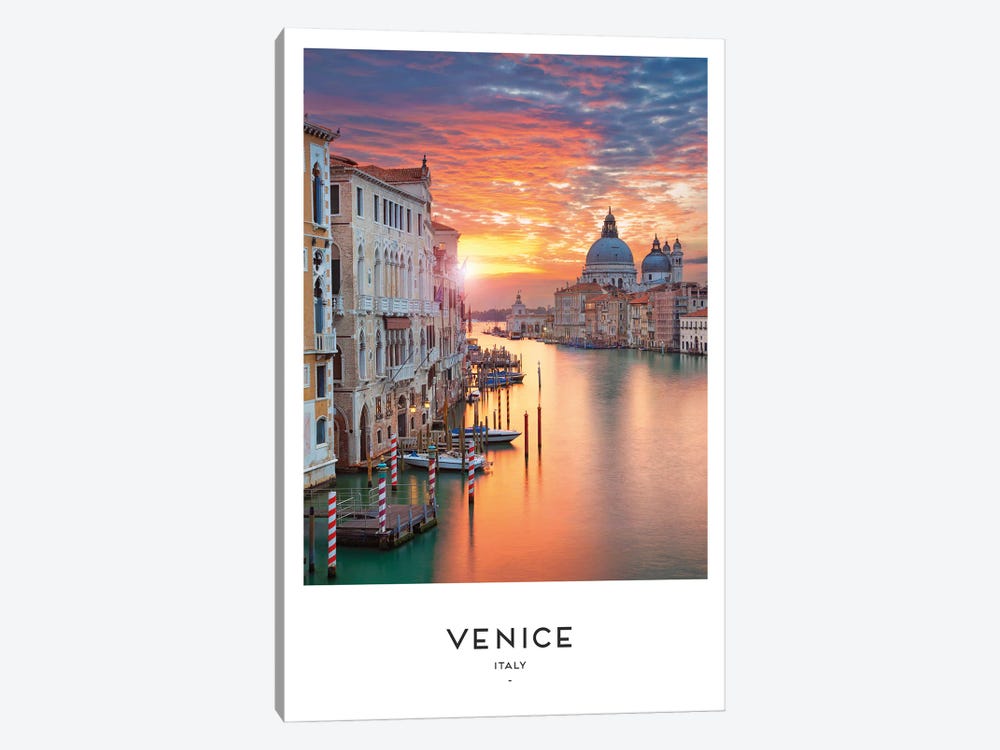 Venice Italy by Naomi Davies 1-piece Canvas Art Print