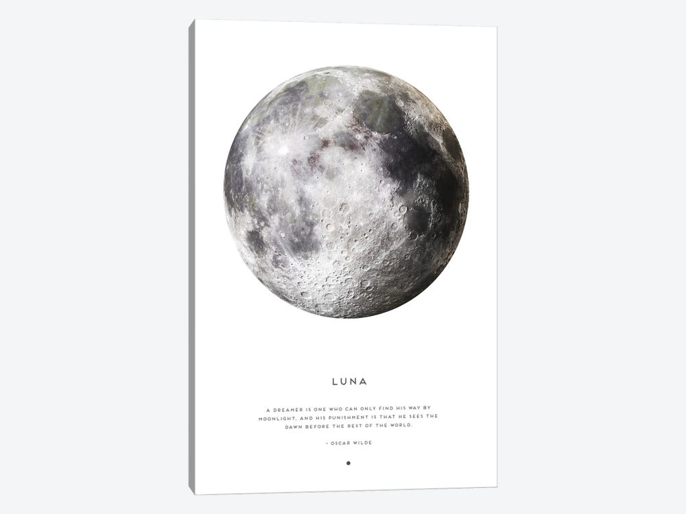 Luna Moon Astrology by Naomi Davies 1-piece Canvas Print