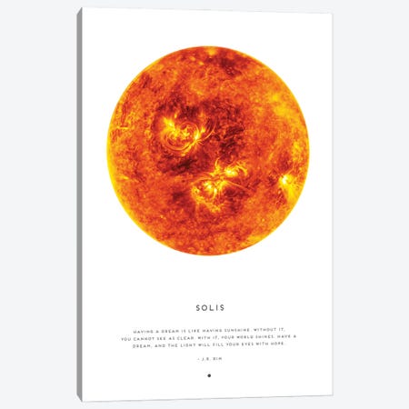 Solis Sun Astrology Canvas Print #NMD80} by Naomi Davies Canvas Art Print
