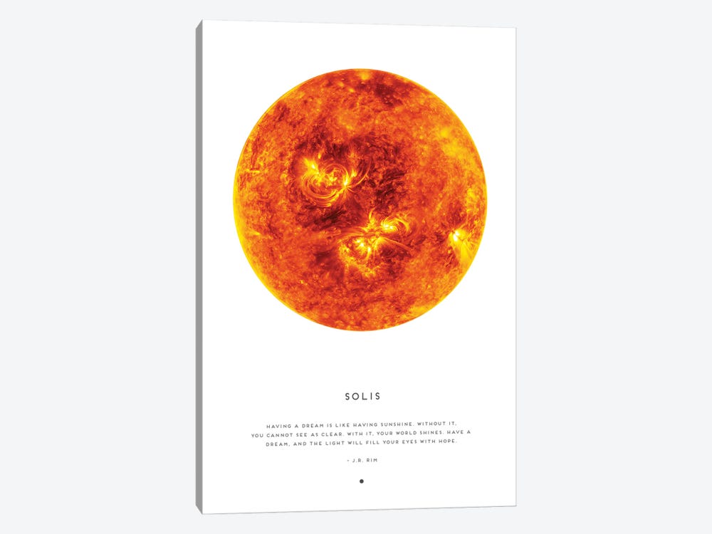 Solis Sun Astrology by Naomi Davies 1-piece Canvas Print