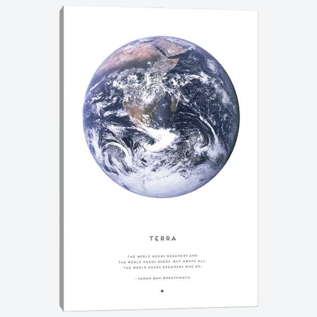 Terra Earth Astrology Canvas Print #NMD81} by Naomi Davies Art Print