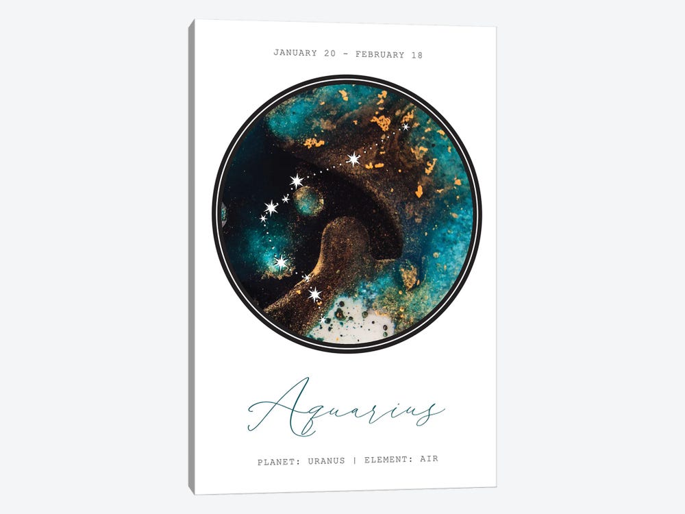 Aquarius Constellation by Naomi Davies 1-piece Art Print