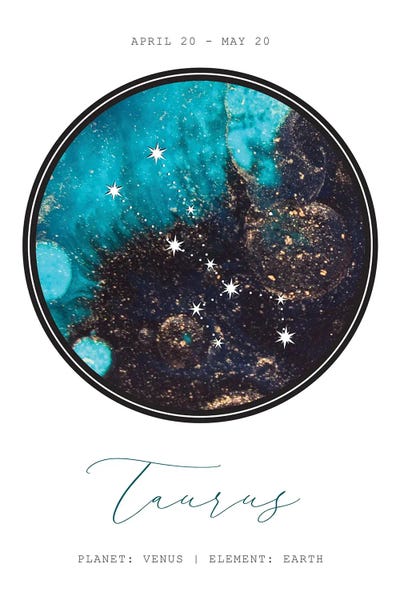 Zodiac: Taurus Constellation by Naomi Davies