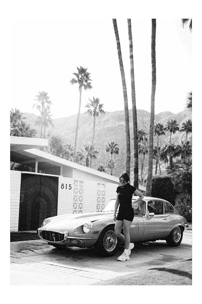 Retro Fashion Photography by Naomi Davies framed canvas print