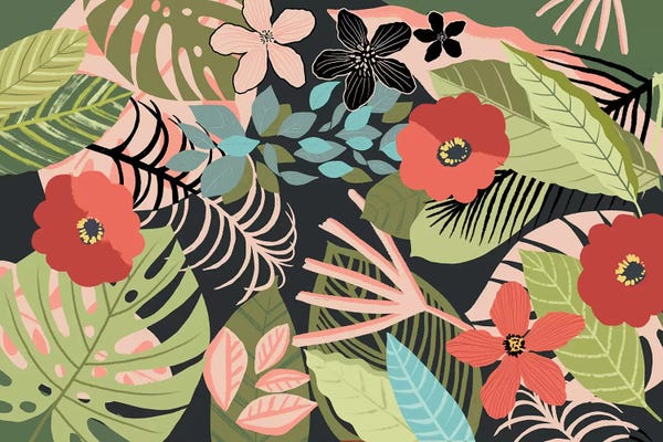 Pink Light Studio: Tropical Silhouette by Nancy Mckenzie