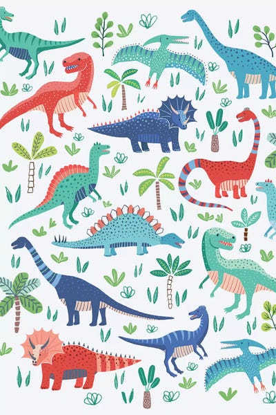 Kids Dinosaur Art: Dino Fun I by Nancy Mckenzie