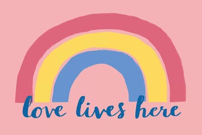 Love Lives Here by Nancy Mckenzie canvas print