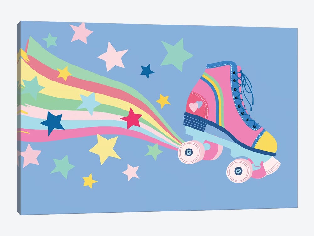 Rainbow Skate by Nancy Mckenzie 1-piece Art Print