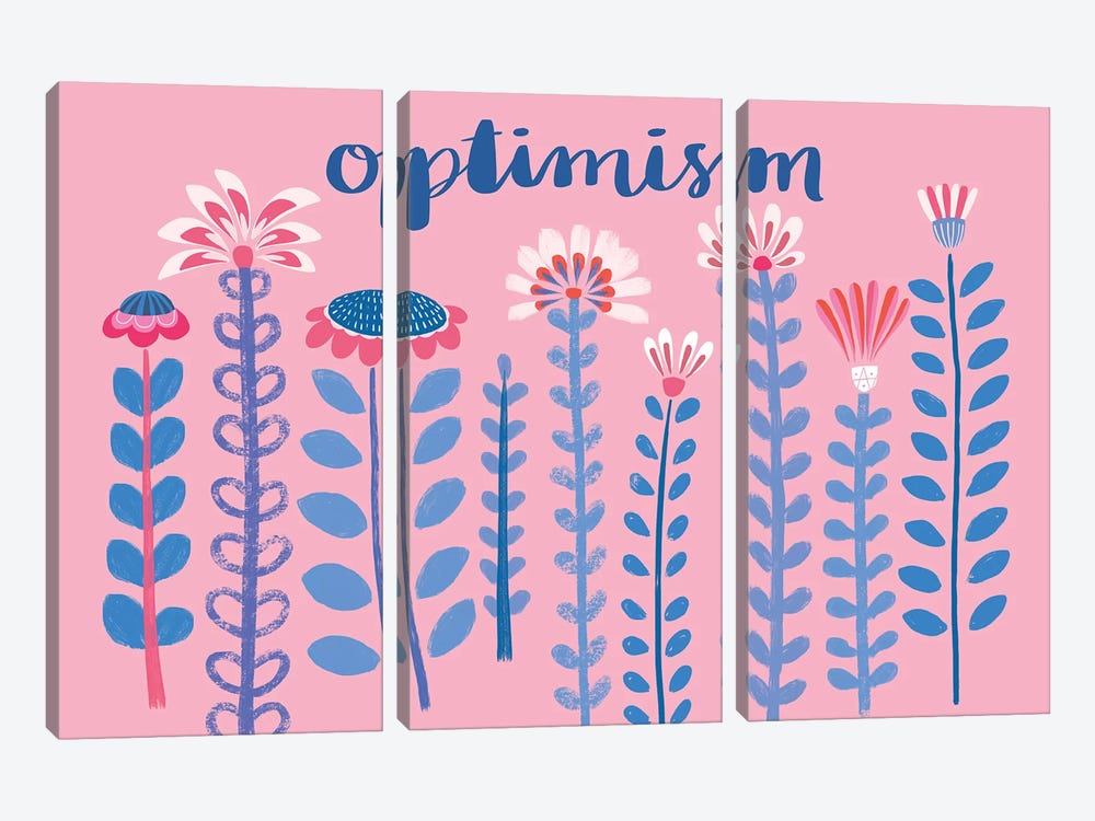 Optimism by Nancy Mckenzie 3-piece Canvas Wall Art