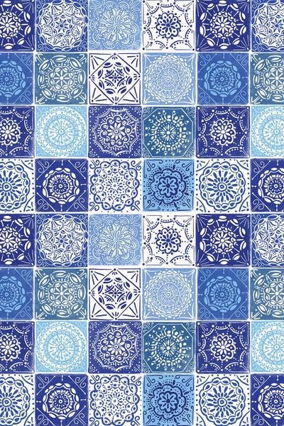 Nancy Mckenzie: Home Blue Kitchen I by Nancy Mckenzie