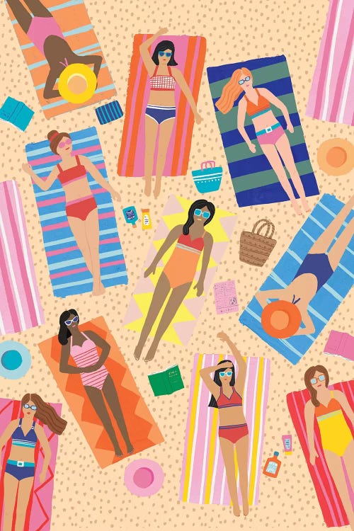 Summer Beach Fun II by Nancy Mckenzie wall art