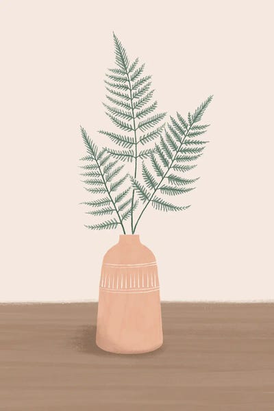 Pink Light Studio: Dried Foliage II by Nancy Mckenzie