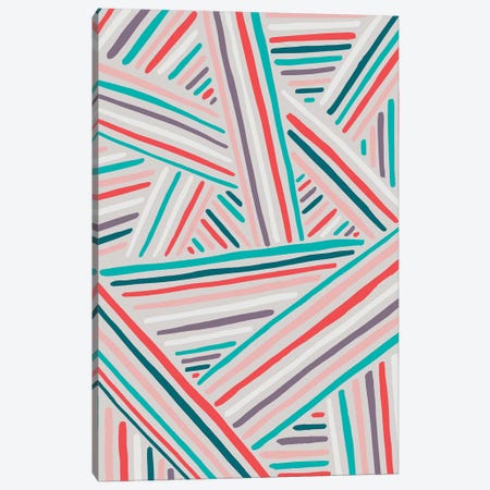 Summer Stripes Canvas Print #NMK6} by Nancy Mckenzie Art Print