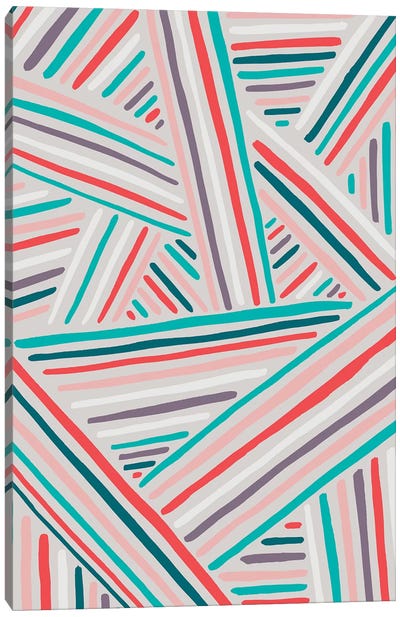 Summer Stripes Canvas Art Print - Nancy Mckenzie