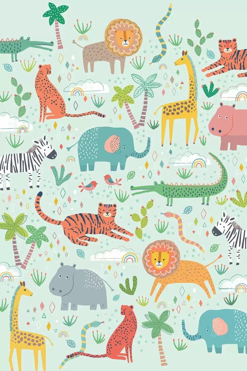 Jungle Chums II by Nancy Mckenzie wall art