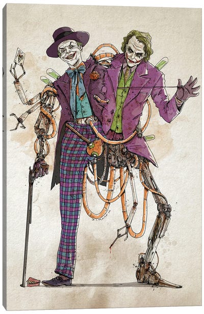 Rusty Duplos :: Jokers Canvas Art Print