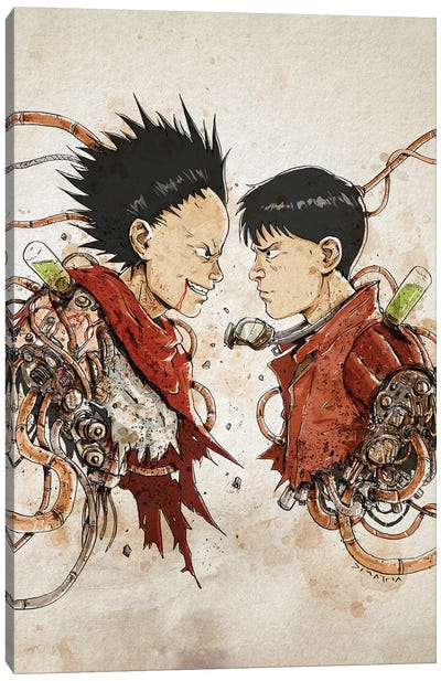 Rusty Duplos :: Tetsuo Kaneda Canvas Art Print - Akira