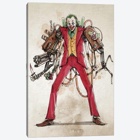 Rusty Joker Canvas Print #NMT27} by Nico Di Mattia Canvas Artwork