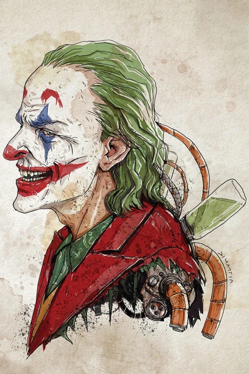 Rusty Joker Portrait