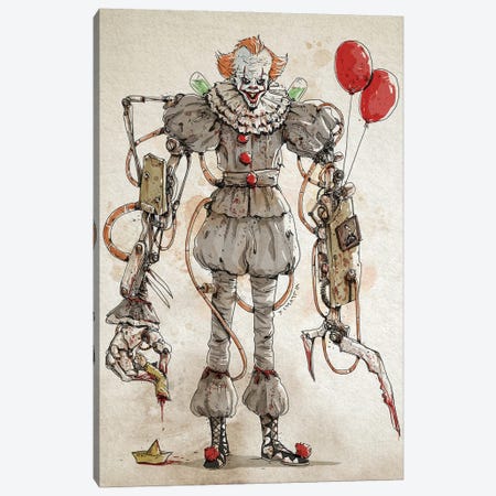Rusty Pennywise 2 Canvas Print #NMT36} by Nico Di Mattia Canvas Print