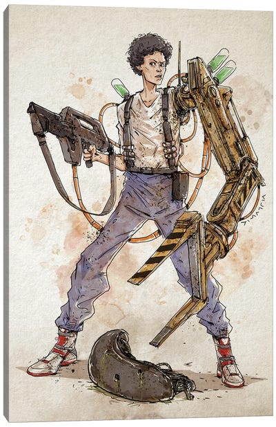 Rusty Ripley Canvas Art Print - Ellen Ripley