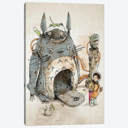 Rusty Totoro Canvas Print #NMT43} by Nico Di Mattia Canvas Print