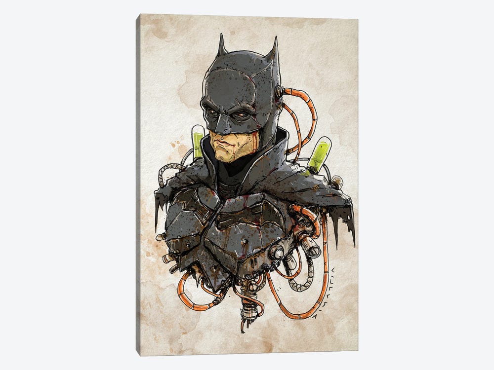 Rusty Batman by Nico Di Mattia 1-piece Canvas Artwork