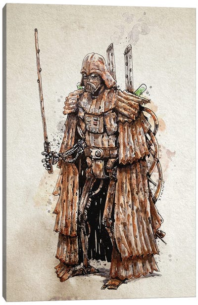 Rusty Vader Canvas Art Print - Nico Di Mattia