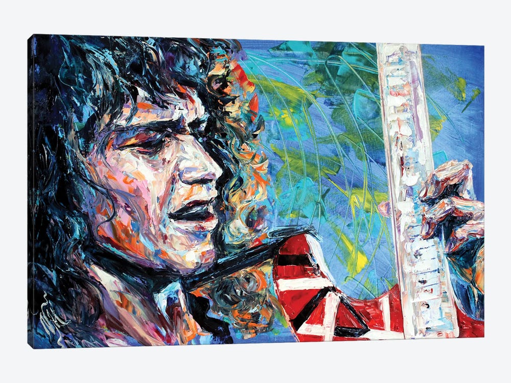 Eddie Van Halen by Natasha Mylius 1-piece Art Print