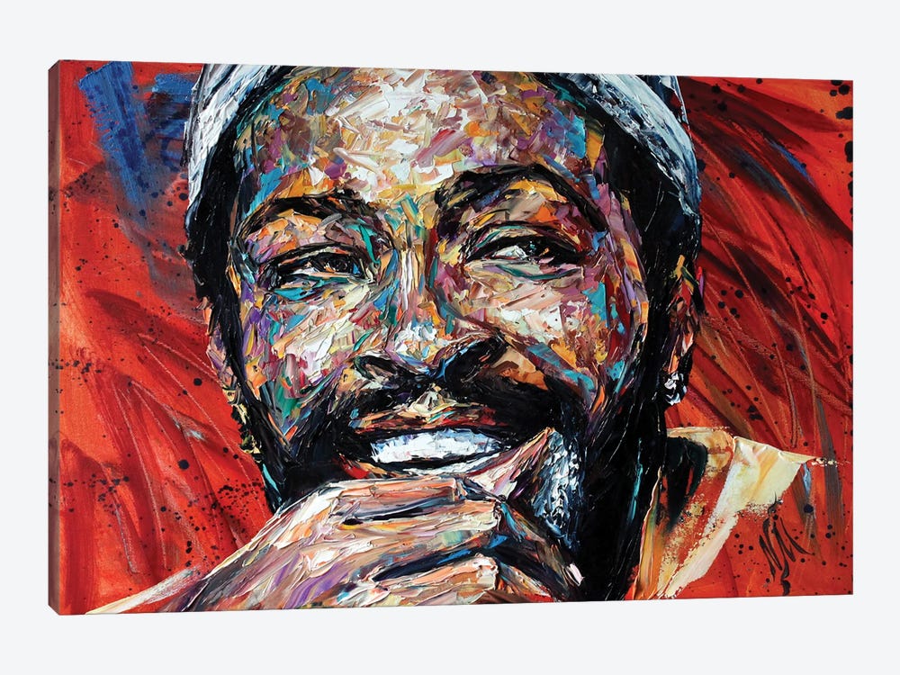 Marvin Gaye by Natasha Mylius 1-piece Canvas Artwork