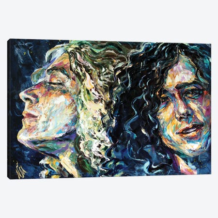 Led Zeppelin Canvas Print #NMY107} by Natasha Mylius Canvas Art Print