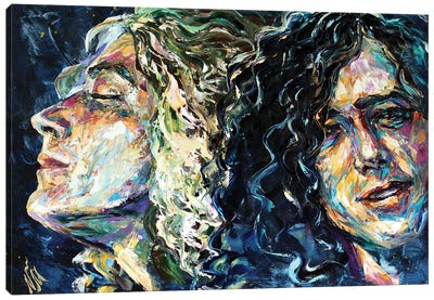 Led Zeppelin Canvas Art Print - Natasha Mylius