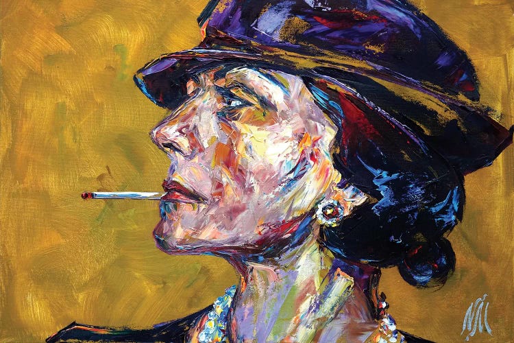 Coco Chanel by Natasha Mylius wall art