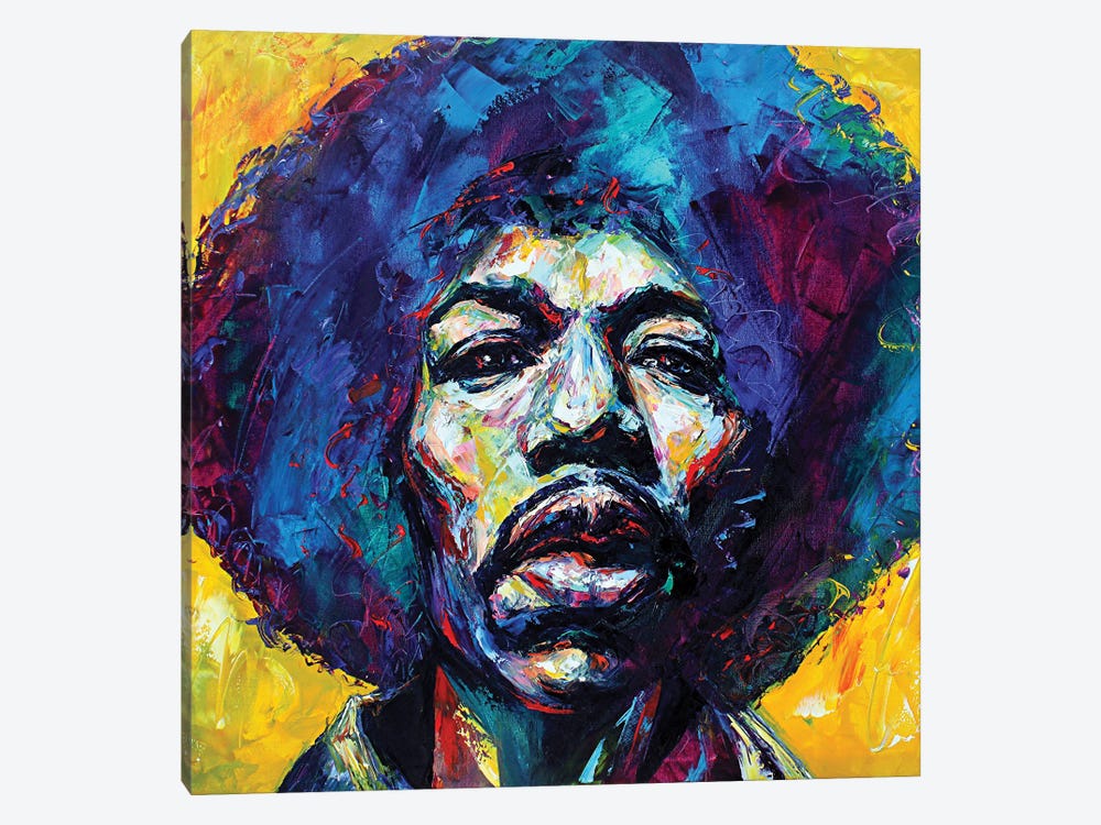 Jimi Hendrix by Natasha Mylius 1-piece Art Print