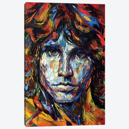 Jim Morrison Canvas Print #NMY111} by Natasha Mylius Canvas Print