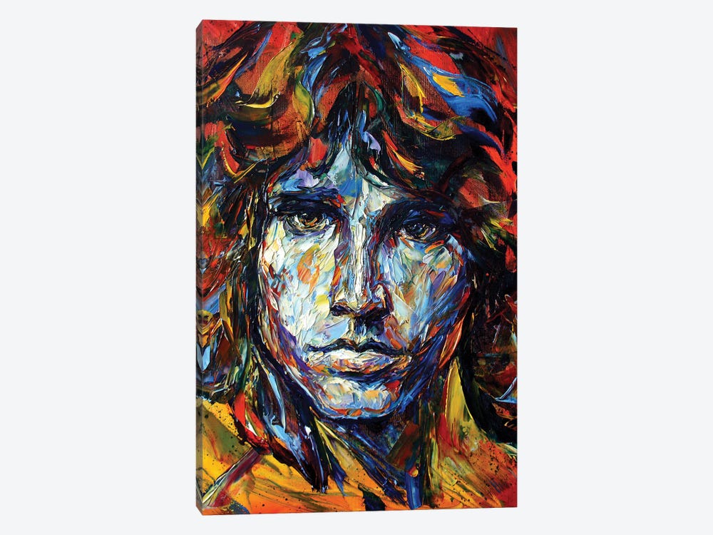 Jim Morrison by Natasha Mylius 1-piece Canvas Wall Art