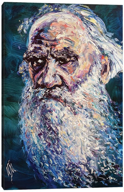 Leo Tolstoy Canvas Art Print - Natasha Mylius