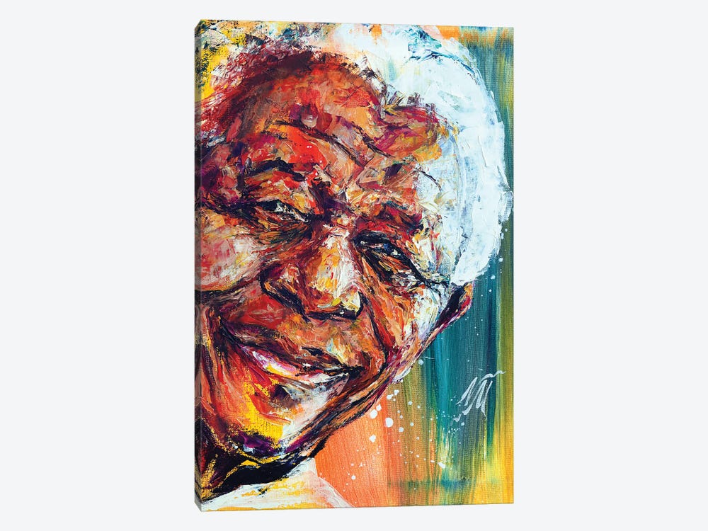 Nelson Mandela by Natasha Mylius 1-piece Art Print