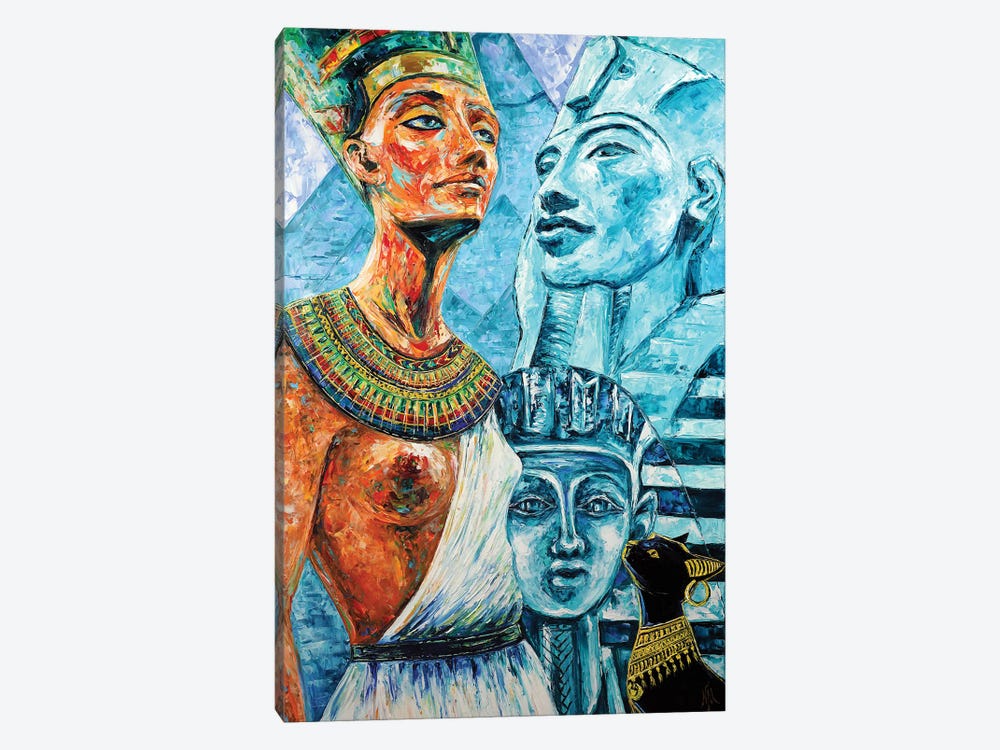 Nefertiti. Egyptian Royalty by Natasha Mylius 1-piece Canvas Wall Art