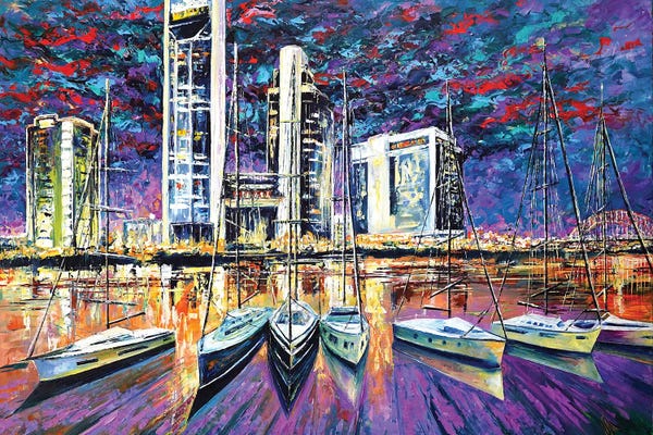 Natasha Mylius: Bayfront View. Corpus Christi by Natasha Mylius