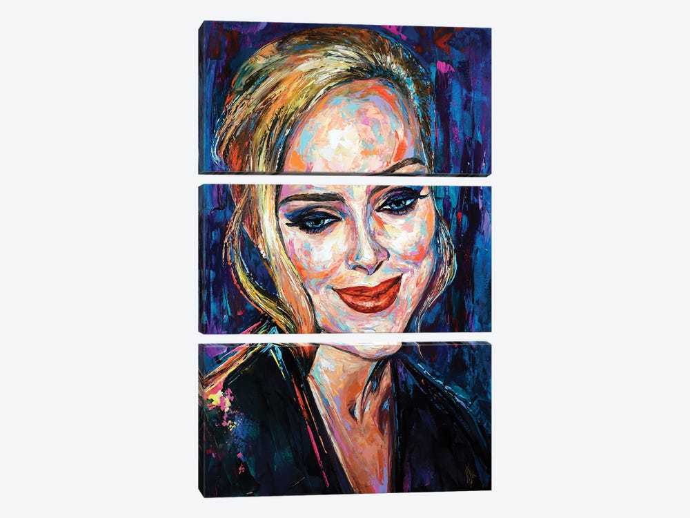 Adele by Natasha Mylius 3-piece Canvas Art