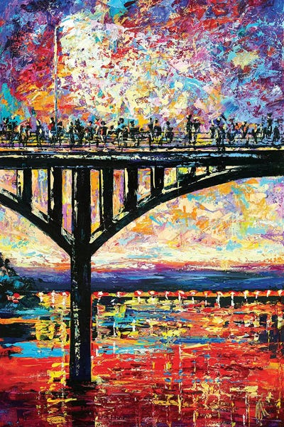 Natasha Mylius: Congress Avenue Bridge by Natasha Mylius
