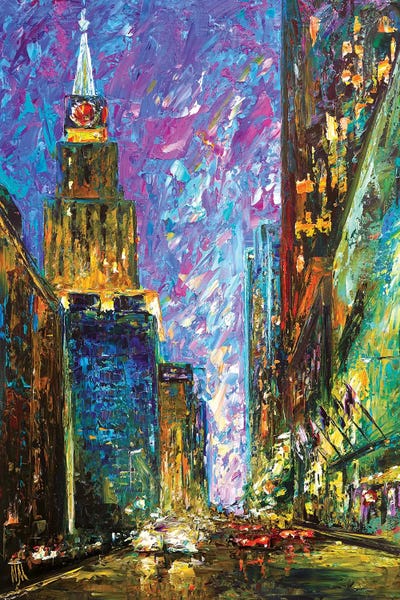 Downtown by Natasha Mylius metal wall art