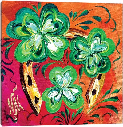 Irish Good Luck I Canvas Art Print - Natasha Mylius